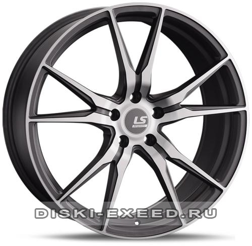 Диск LS Wheels FlowForming RC04 серый с полировкой