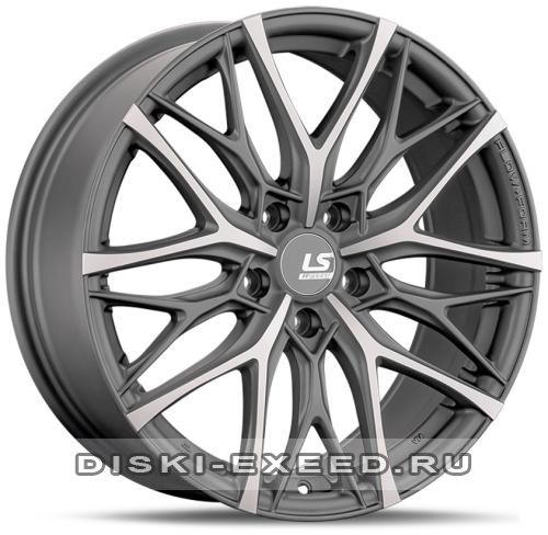Диск LS Wheels FlowForming RC84 серый с полировкой