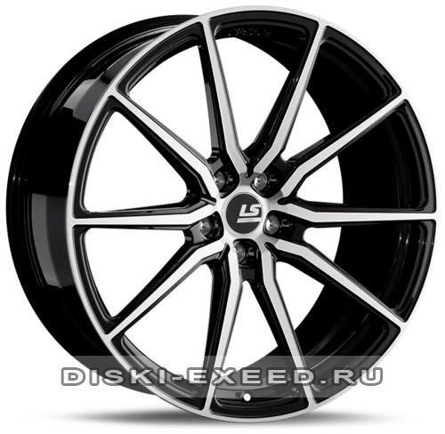 Диск LS Wheels Forged FG01 черный с полировкой