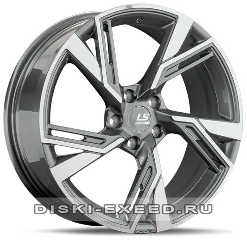 Диск LS Wheels Forget FG23 серый с полировкой